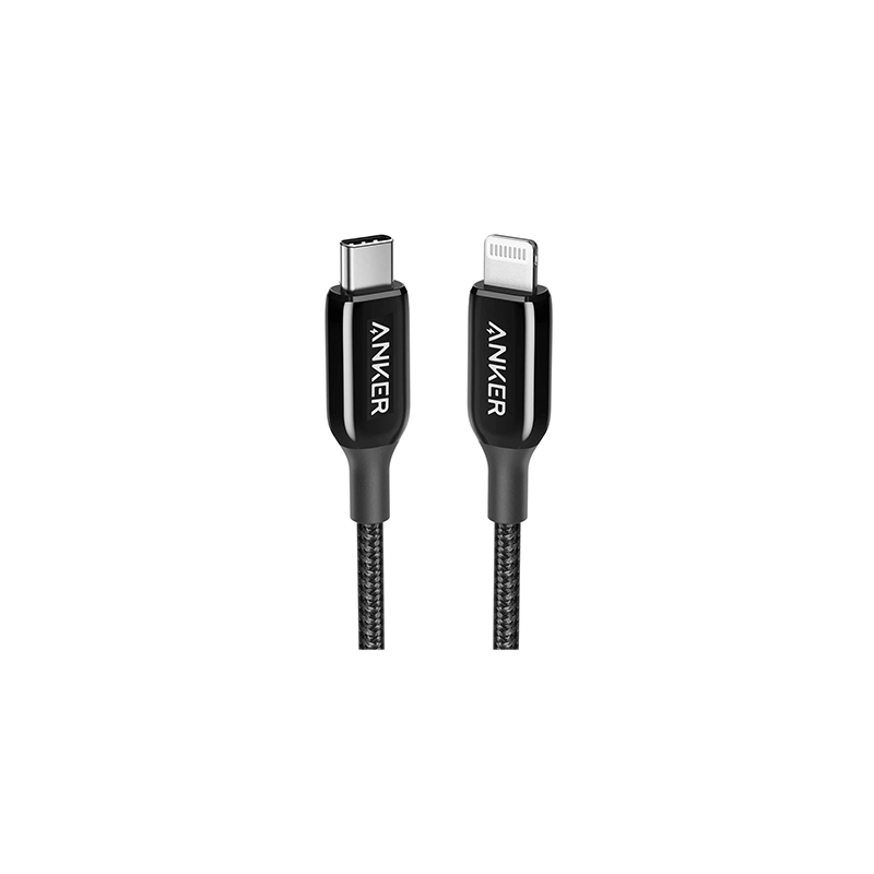 PowerLine+ III USB-C cable with Lightning conector 6ft Nergo