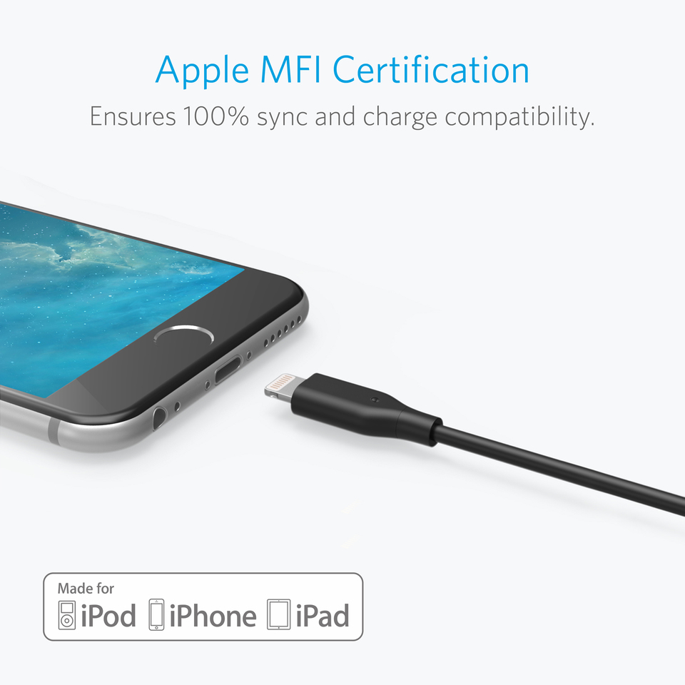 Anker PowerLine Lightning 4 Inch - Imagen 2