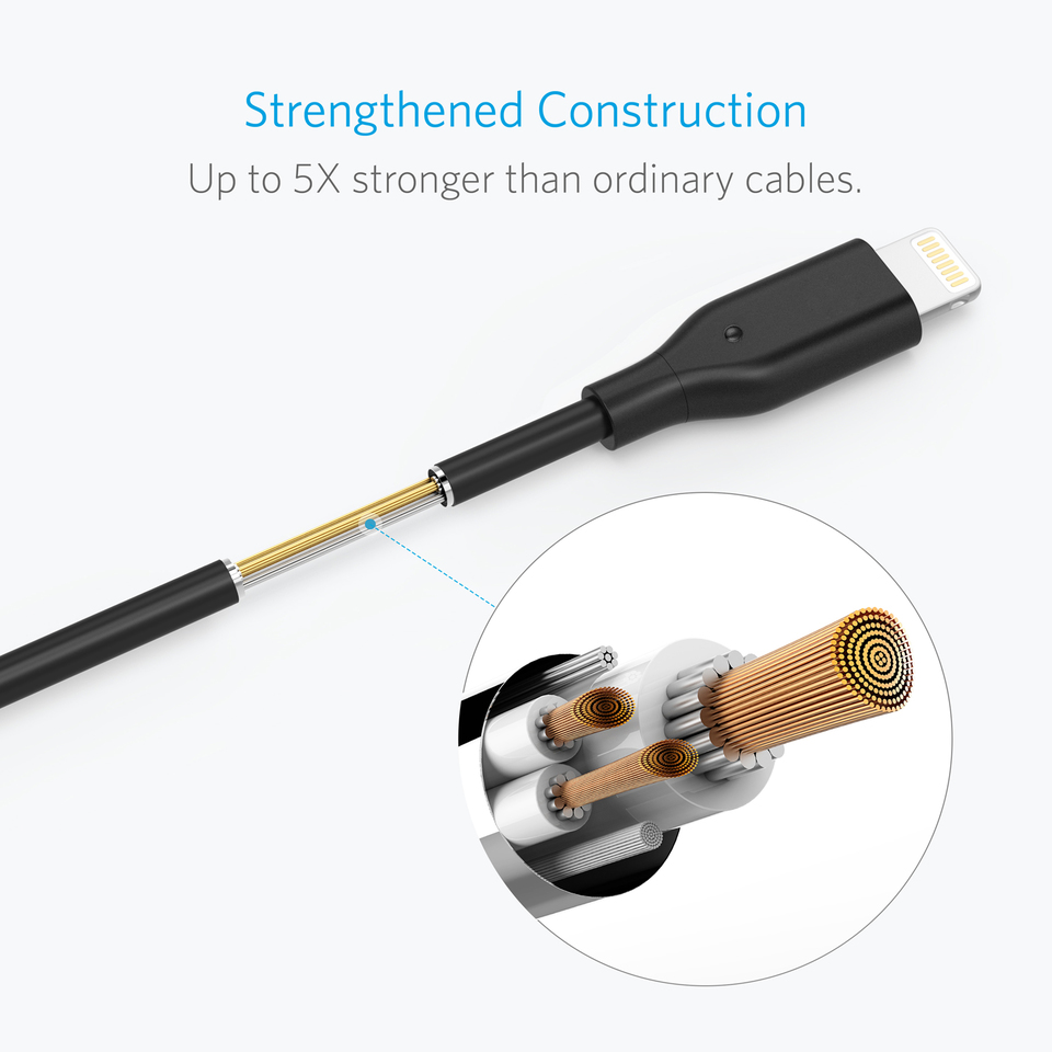 Anker PowerLine Lightning 4 Inch - Imagen 7