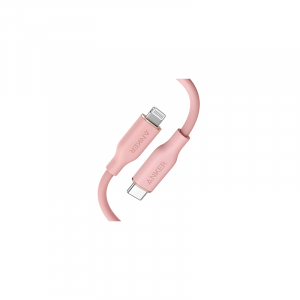 Anker PowerLine III Flow USB-C a lightning 3ft Rosado