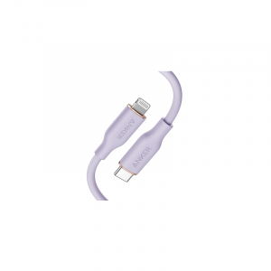 Anker PowerLine III Flow USB-C a lightning 3ft Purpura