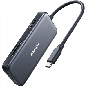 USB-C HUB 5-in-1 HDMI2xUSB3.0SD-TF