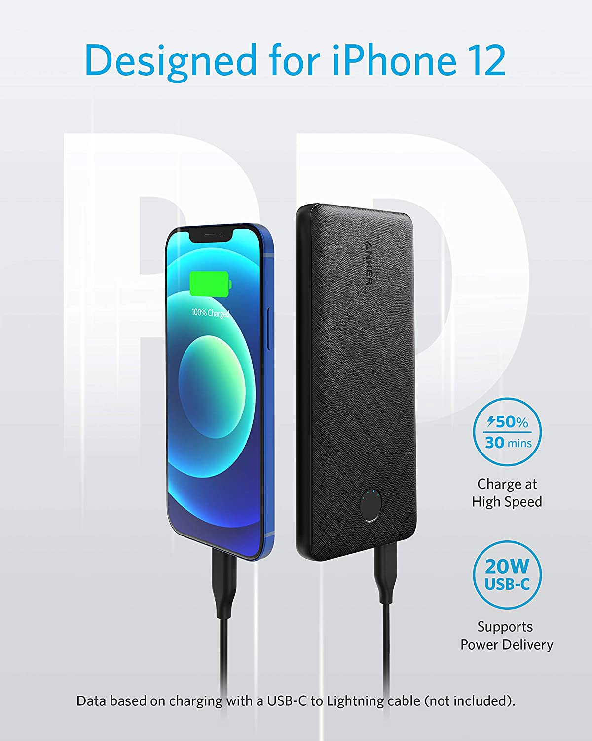 PowerCore Slim 10000 PD 20 Watts Negro - Imagen 2