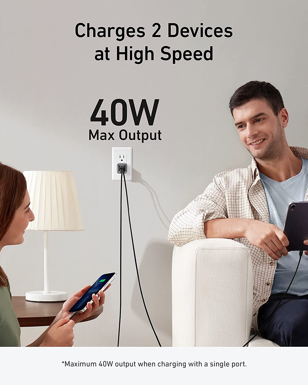 Nano Pro - Cargador 521, 40W PIQ 3.0 Negro - Imagen 2