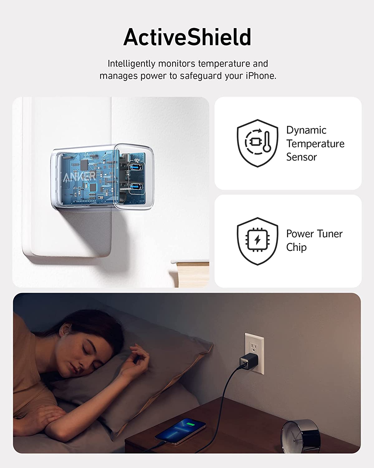 Nano Pro - Cargador 521, 40W PIQ 3.0 Negro - Imagen 3