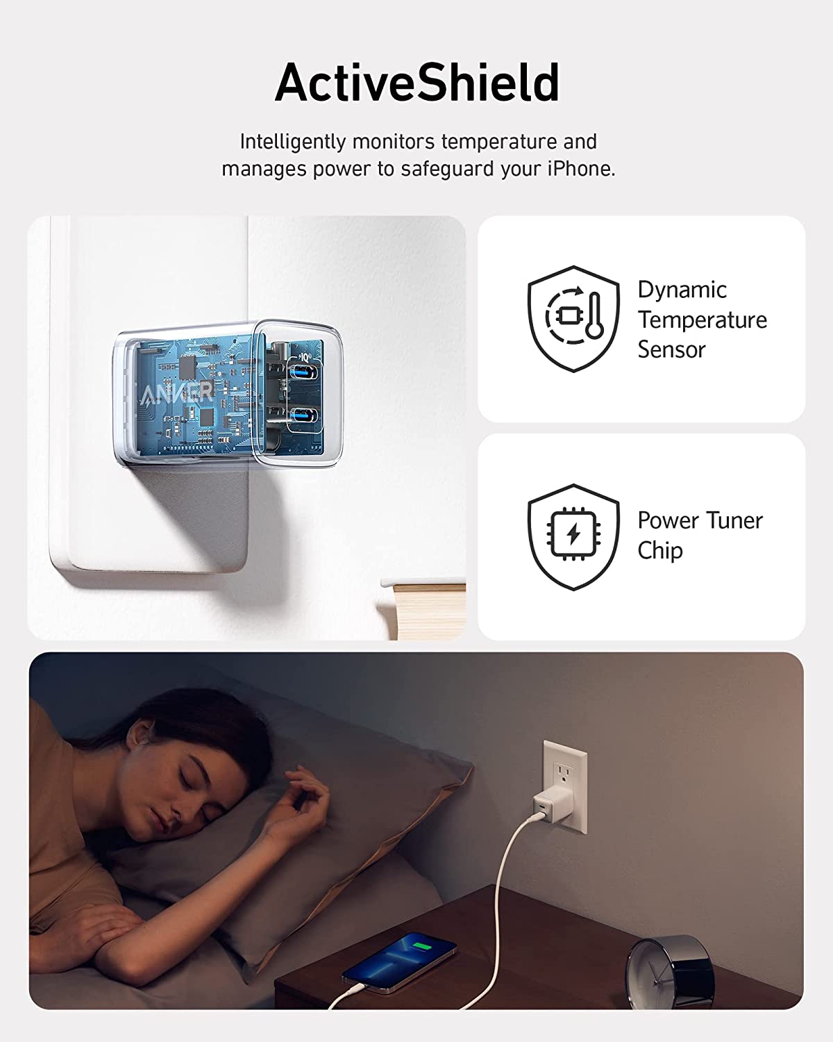 Nano Pro - Cargador 521, 40W PIQ 3.0 Blanco - Imagen 3