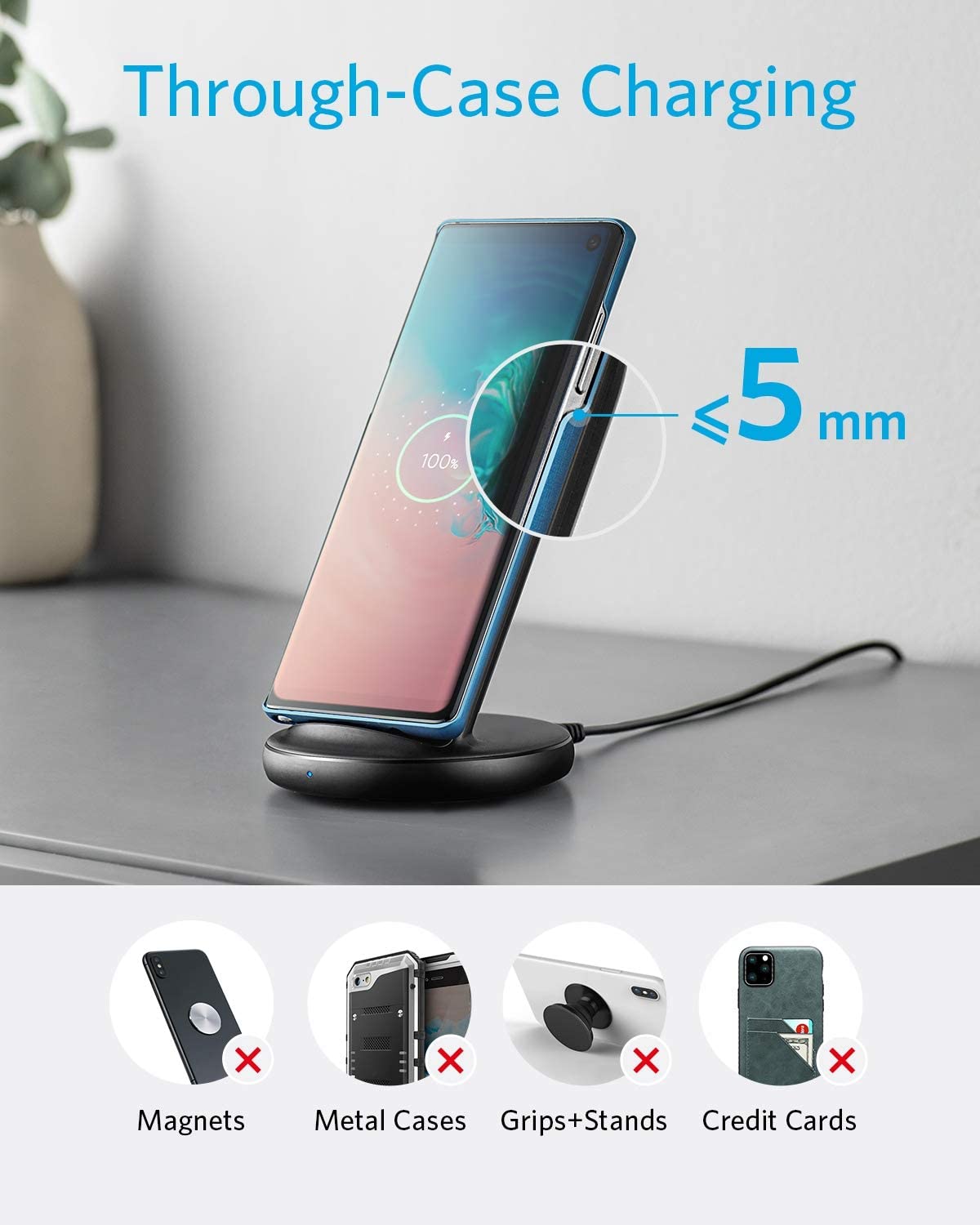 PowerWave II Stand 15 W+Power Adapter - Imagen 5
