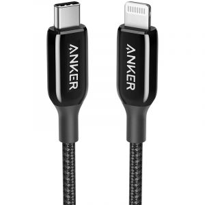 Anker PowerLine+ III USB-C cable with Lightning connector 6ft Negro