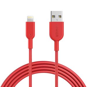 Anker PowerLine II Lightning Rojo 6FT