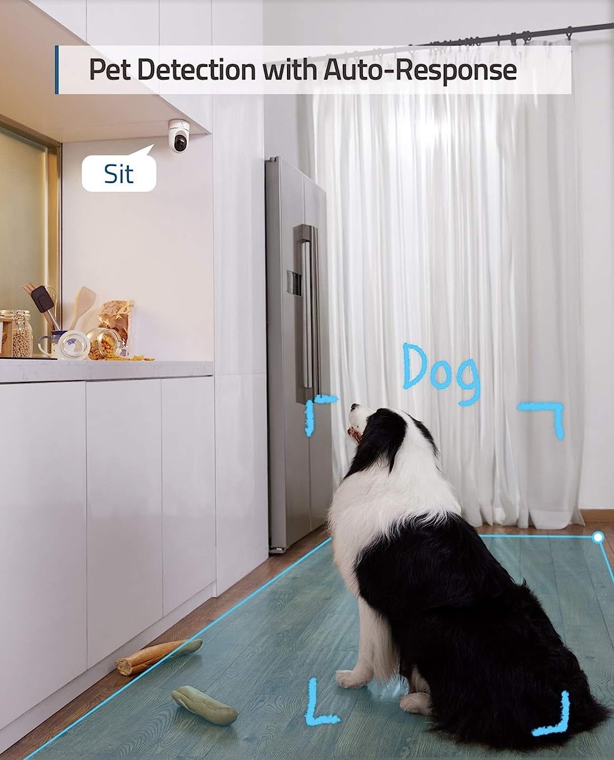 Eufy Indoor Pan&Tilt security Cámara interior S220, 2K - Imagen 3
