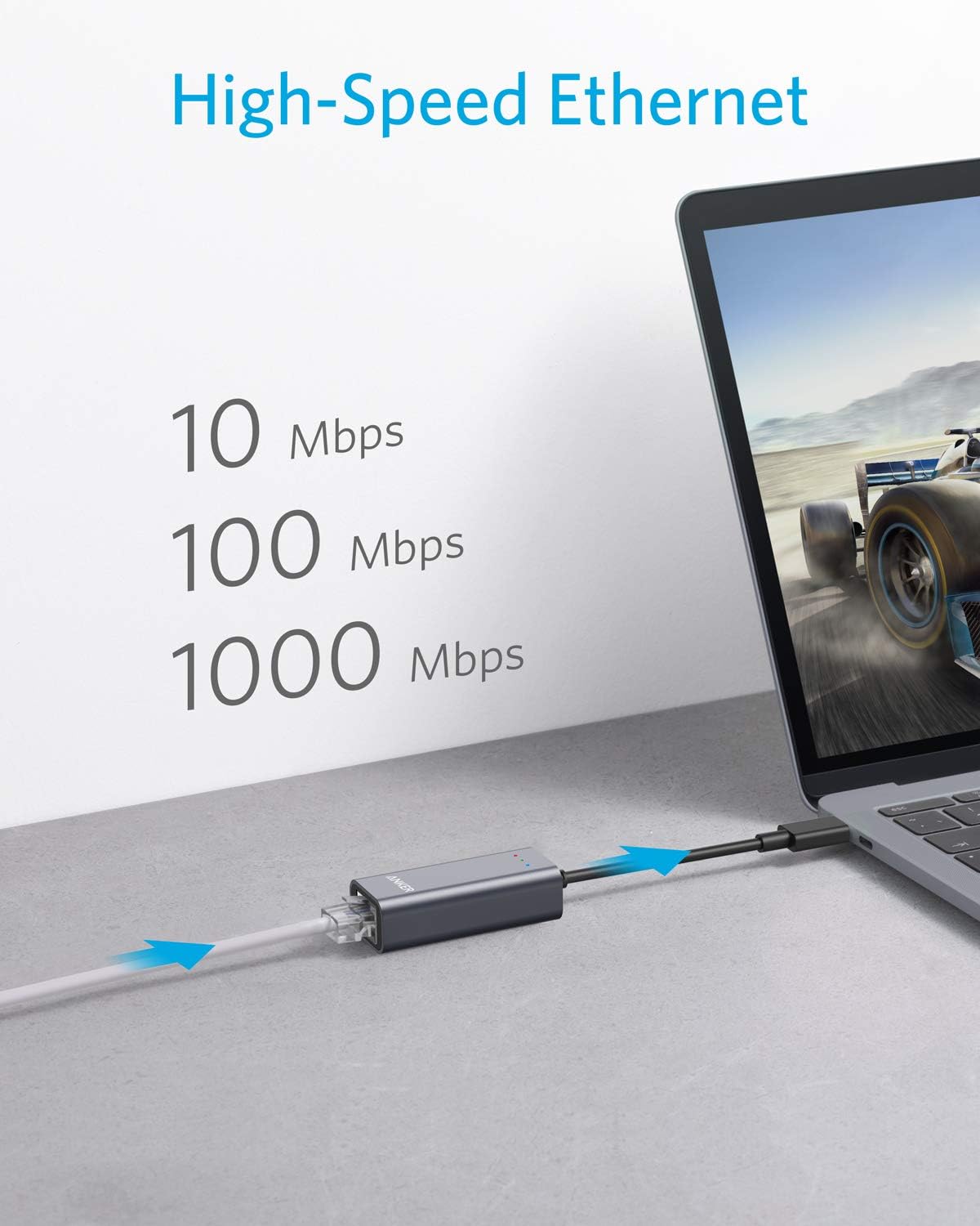 Anker Ethernet Adapter USB-C - Imagen 3