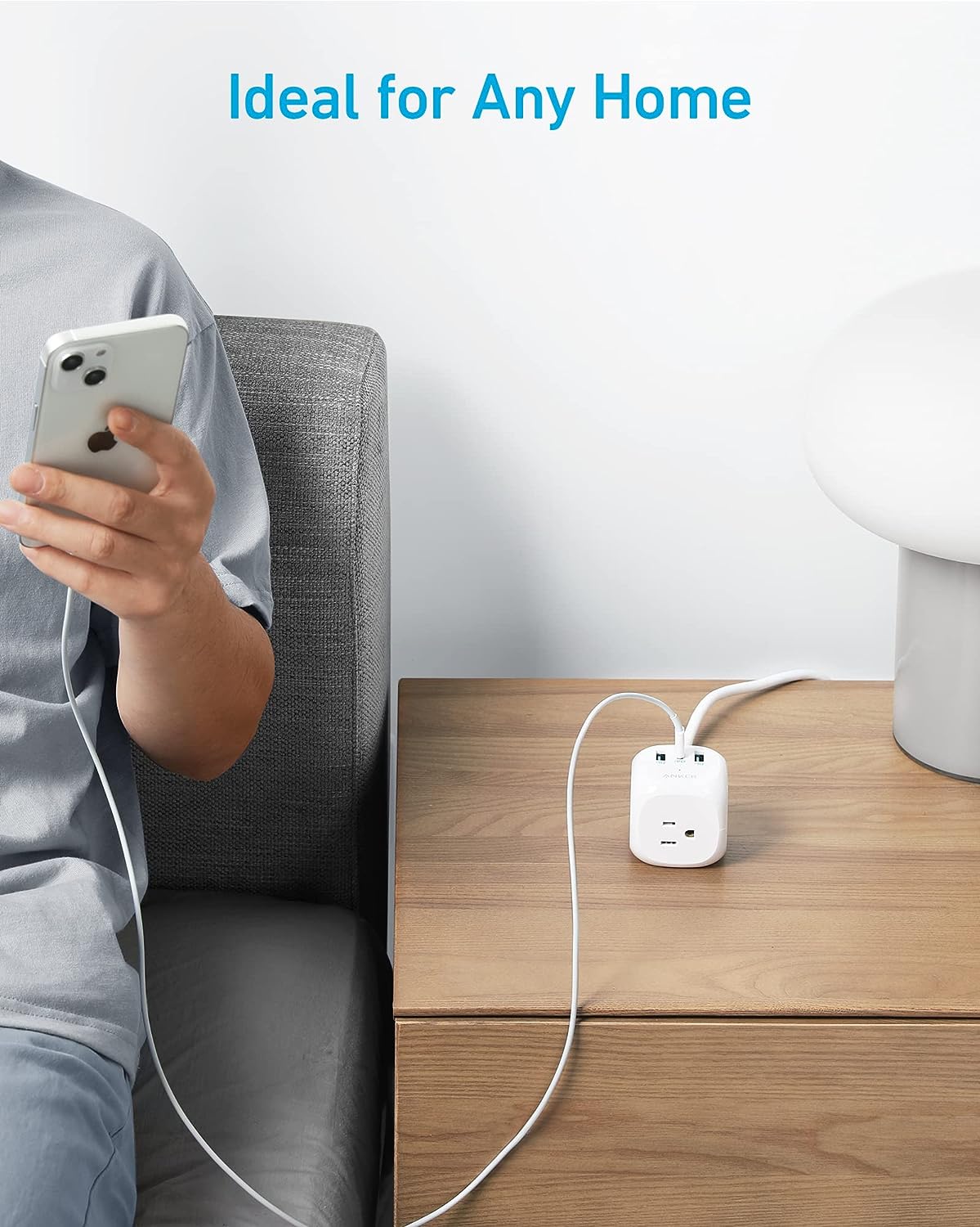 Anker 321 Power Strip Blanco - Imagen 4