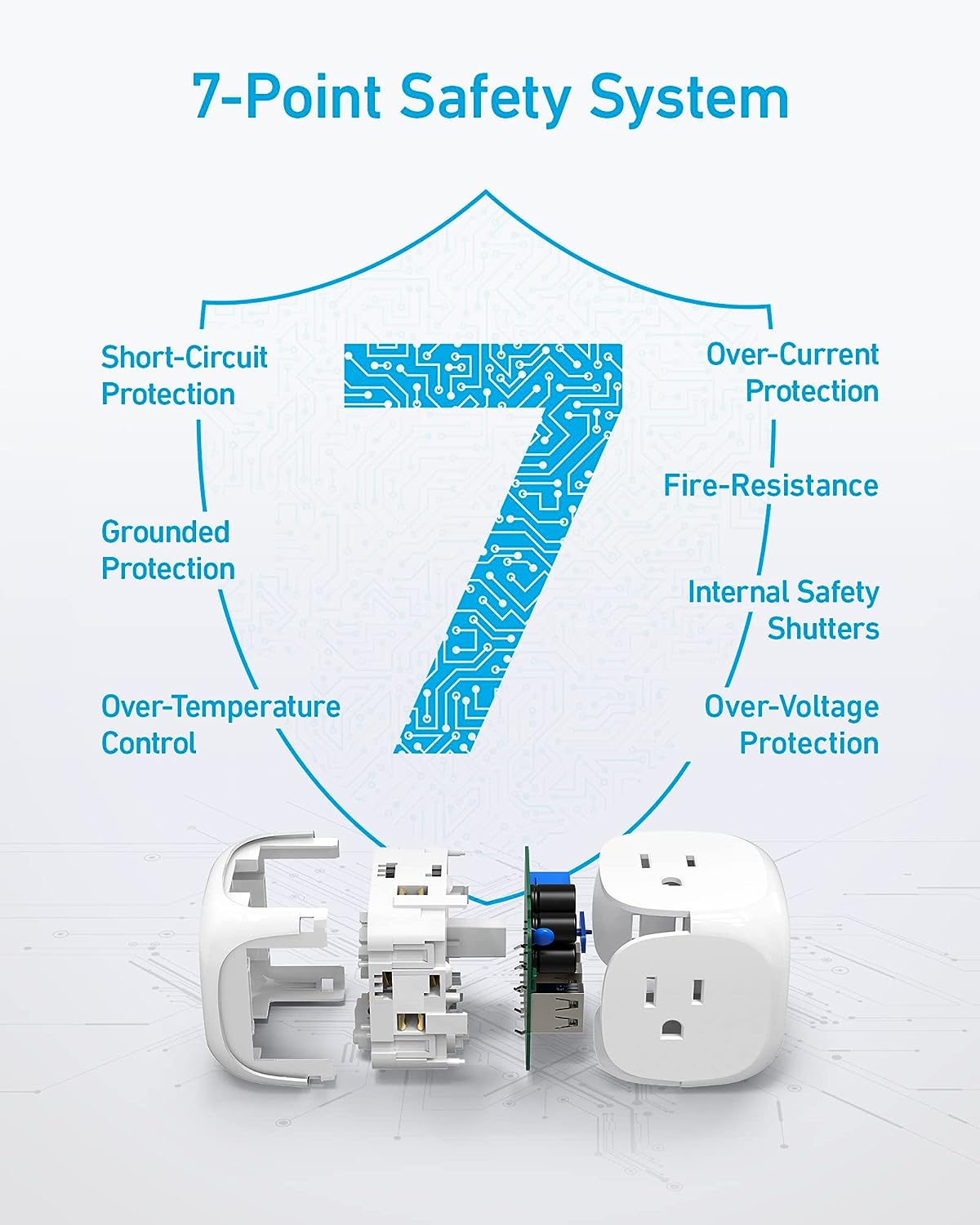 Anker 321 Power Strip Blanco - Imagen 6