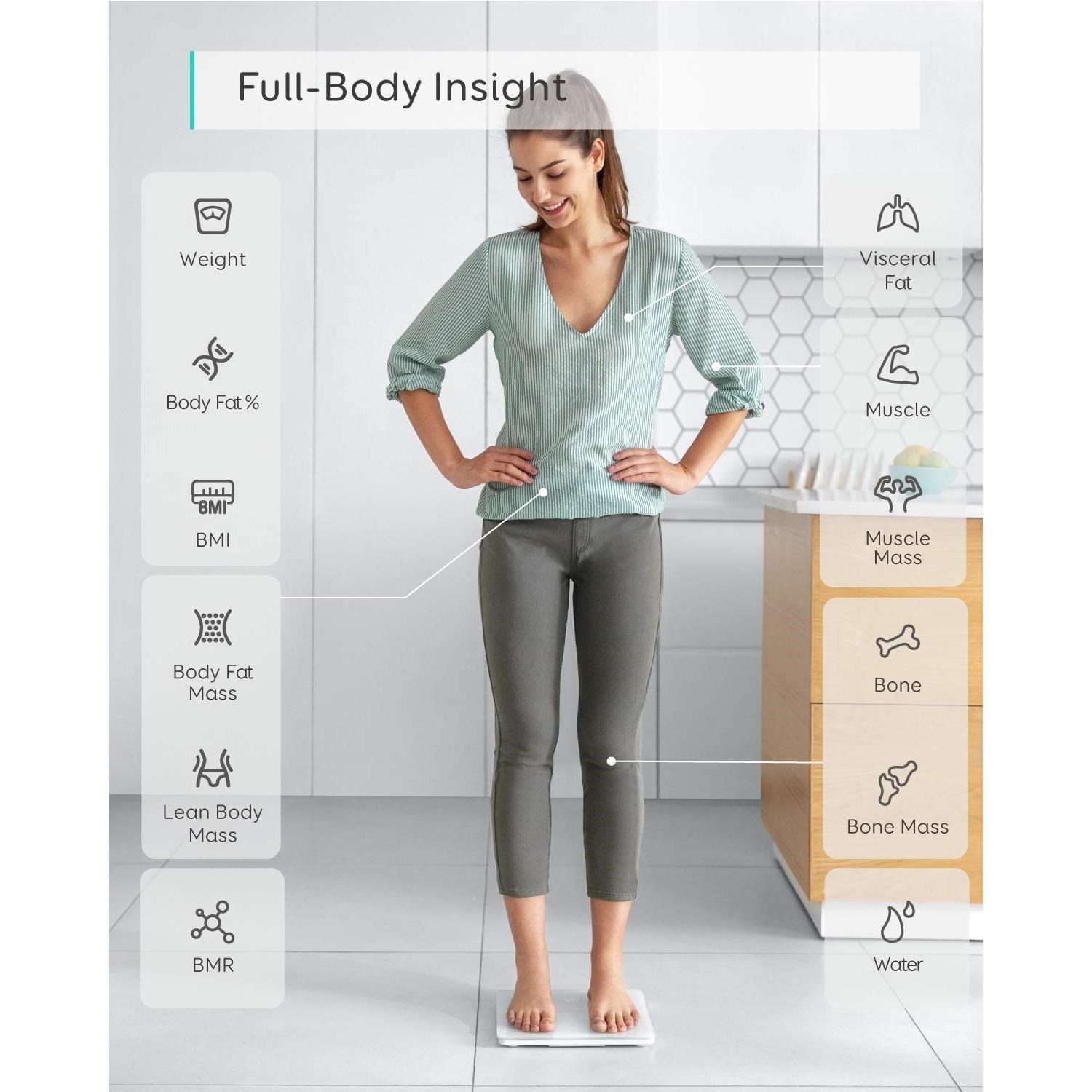 Eufy Scale C1 Blanco (Báscula inteligente C1 con Bluetooth) - Imagen 2