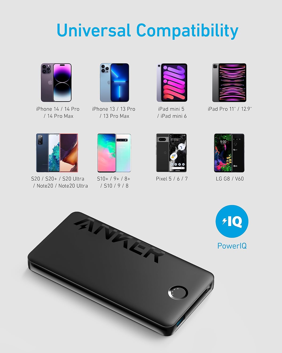 ANKER 323 POWER BANK 10000 MAH NEGRO - Imagen 5