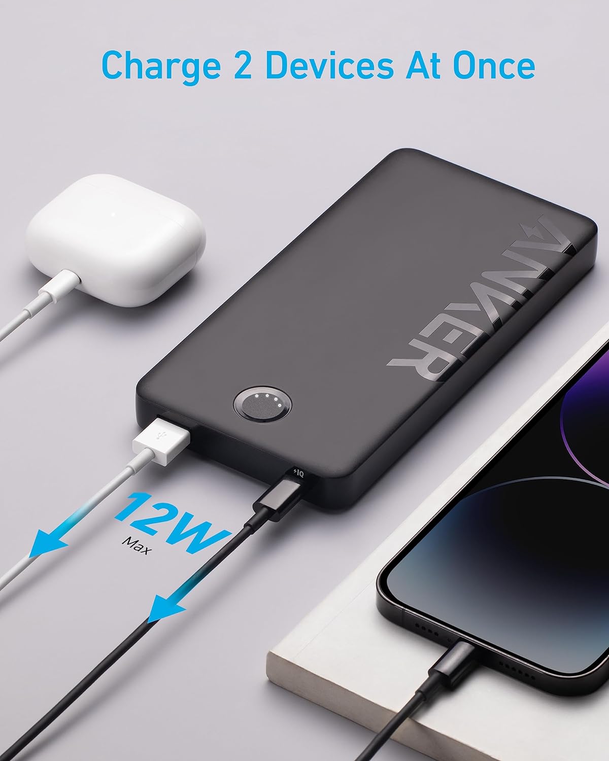 ANKER 323 POWER BANK 10000 MAH NEGRO - Imagen 6