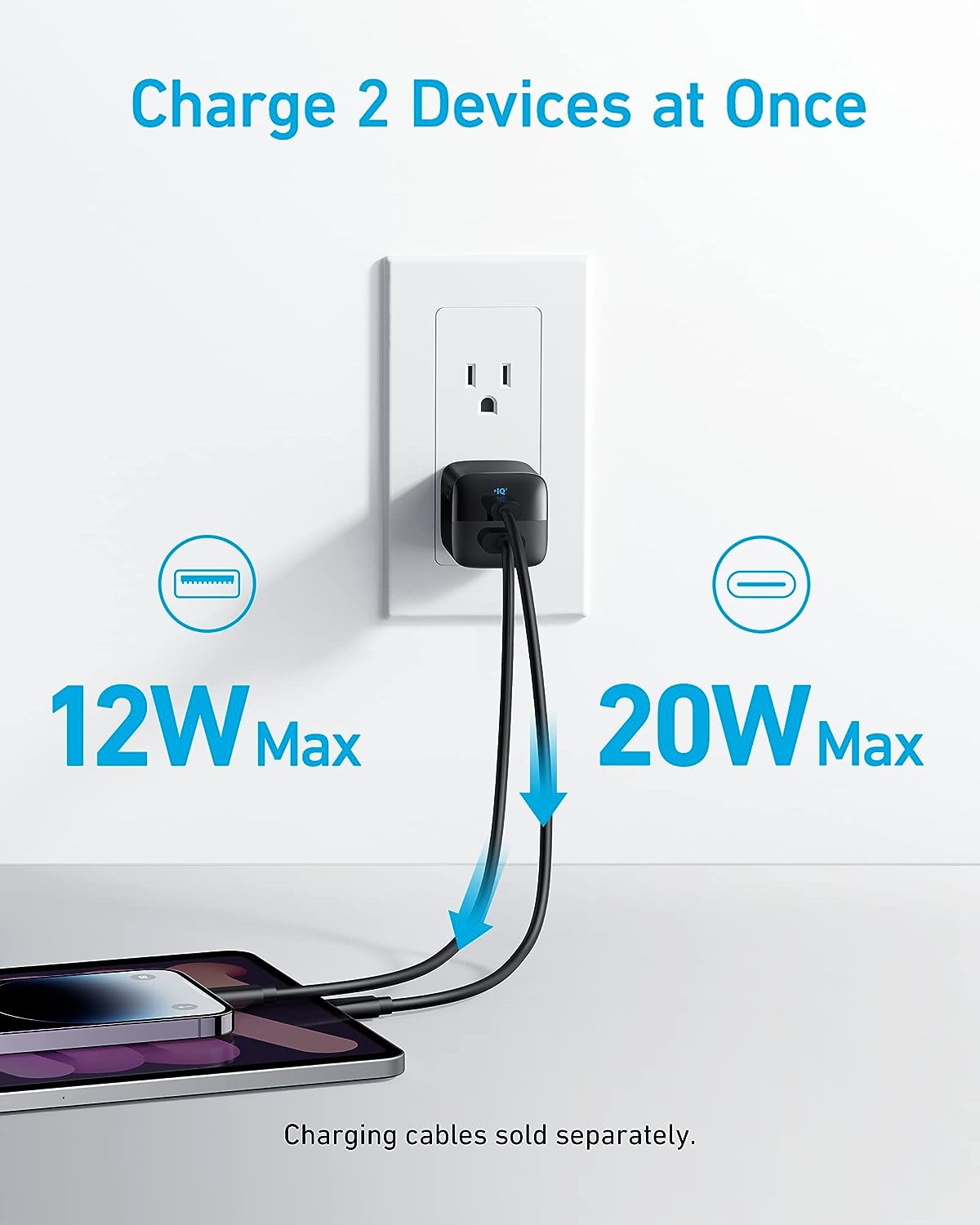 Anker 323 Charger (33W) Negro - Imagen 3