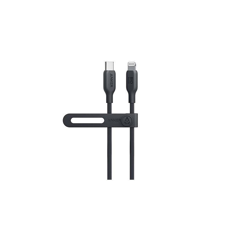 Anker 541 USB-C to Lightning Cable 3ft (Bio-Based) Negro