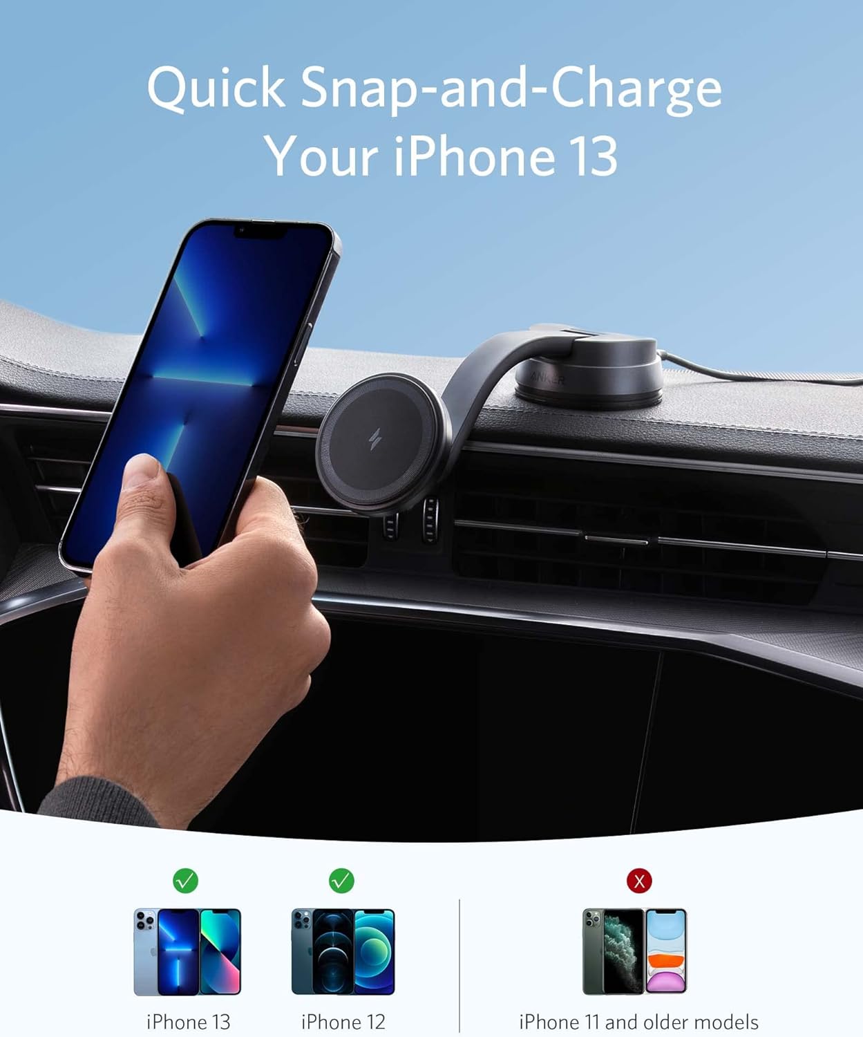 Anker 613 Magnetic Wireless Charger (MagGo) - Imagen 2