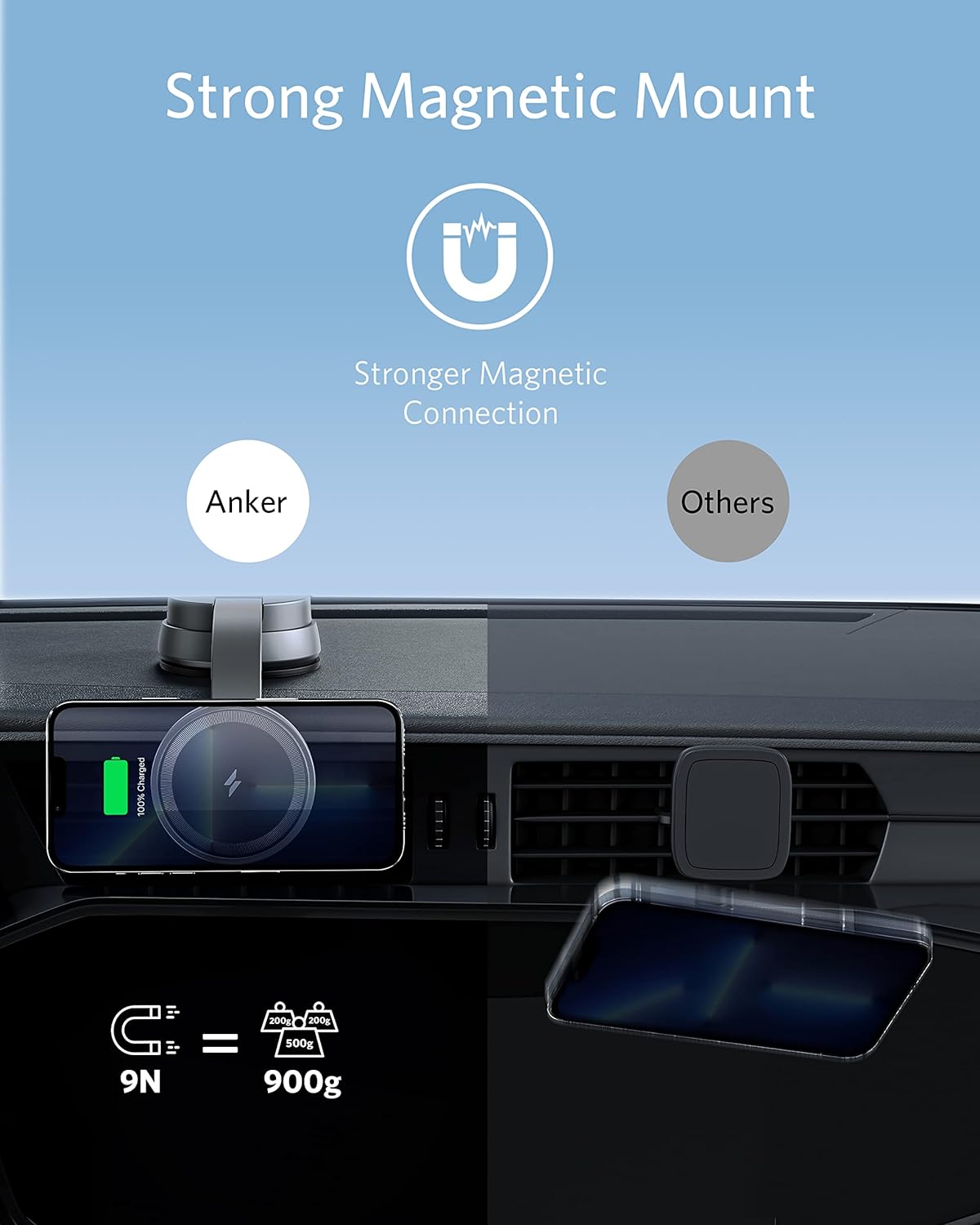 Anker 613 Magnetic Wireless Charger (MagGo) - Imagen 8