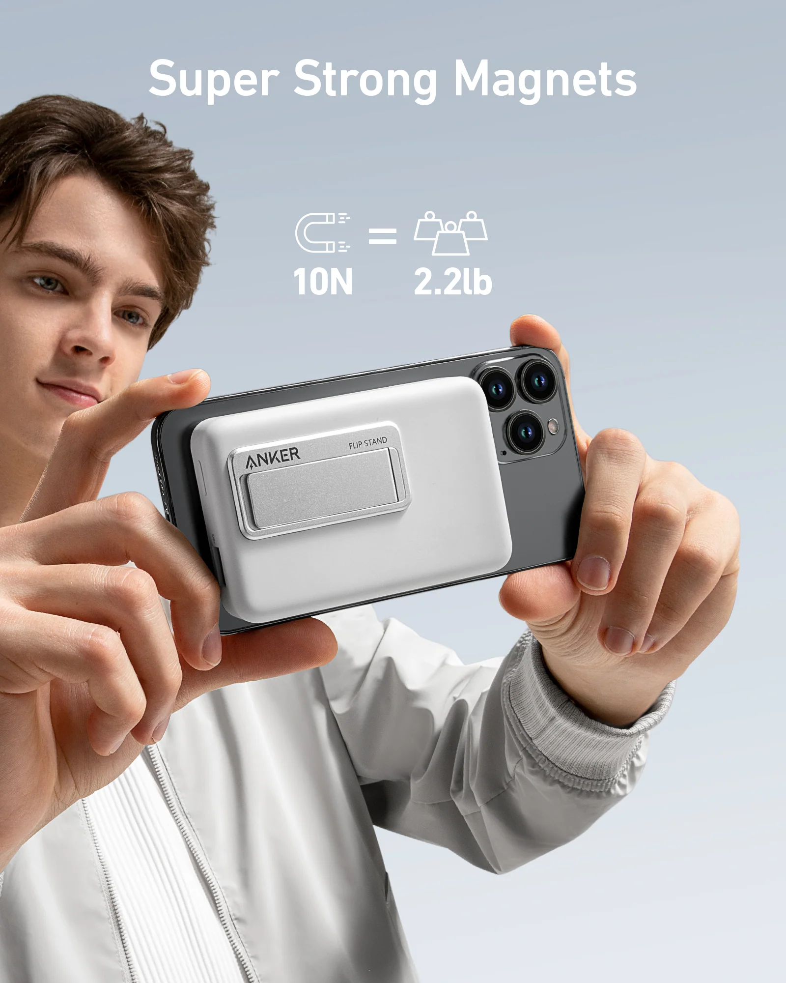 Anker 633 Magnetic Battery MagGo 10000 mAh Blanca - Imagen 7