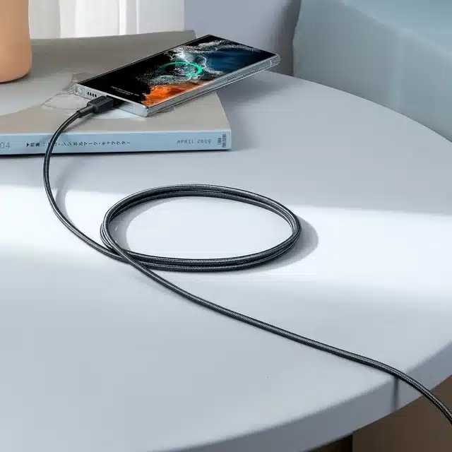Anker 322 Braided USB-C to USB-C Cable, 3ft Negro - Imagen 5