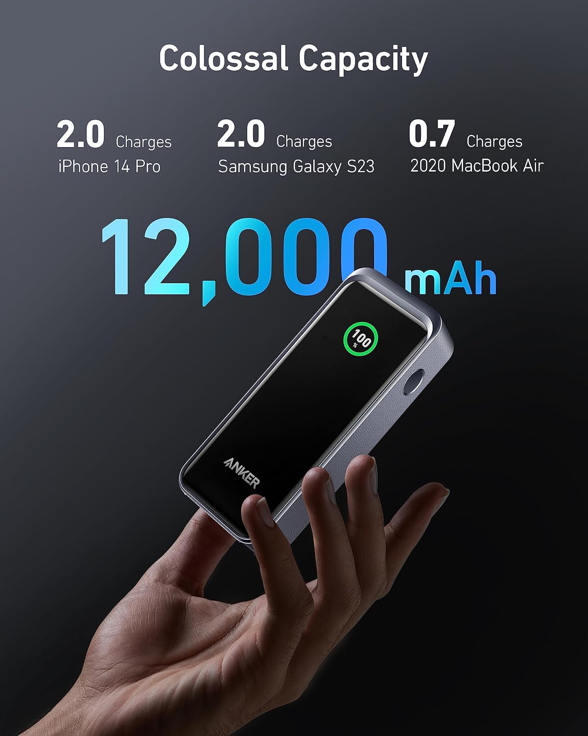 Anker Prime 12,000 Power Banl (130W) - Imagen 5