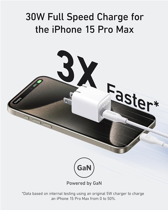 Anker 511 Charger (Nano 3, 30W) Negro - Imagen 7