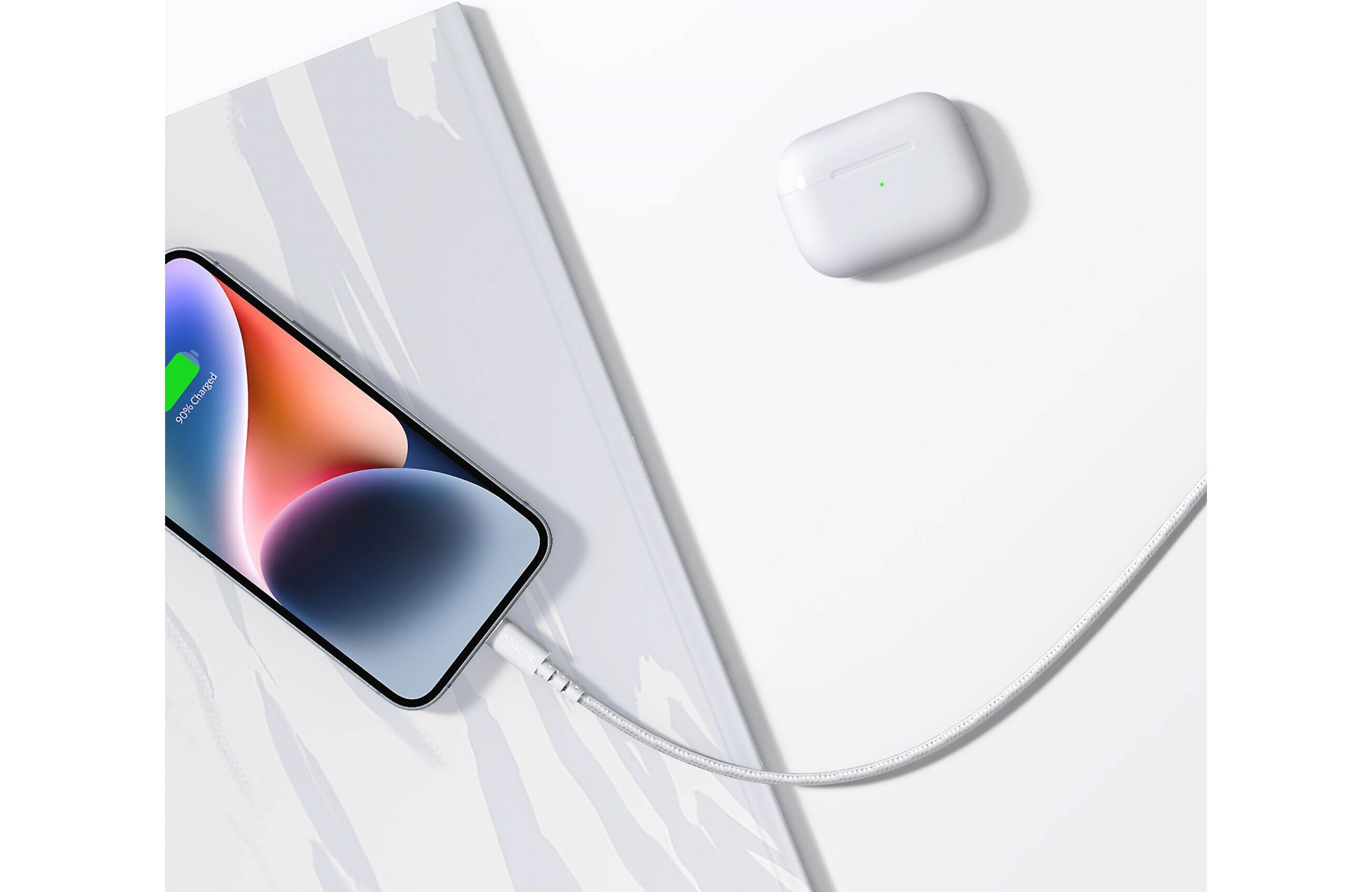PowerLine Select+ USB-A to Lightning 6ft Blanco - Imagen 3