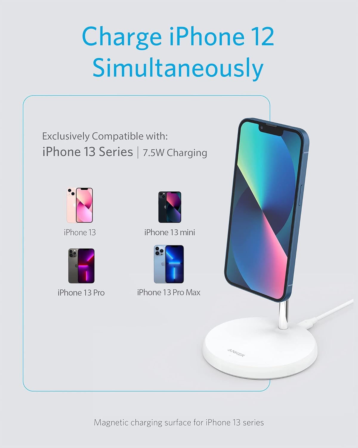 PowerWave Select Magnetic Stand Lite Blanco - Imagen 2