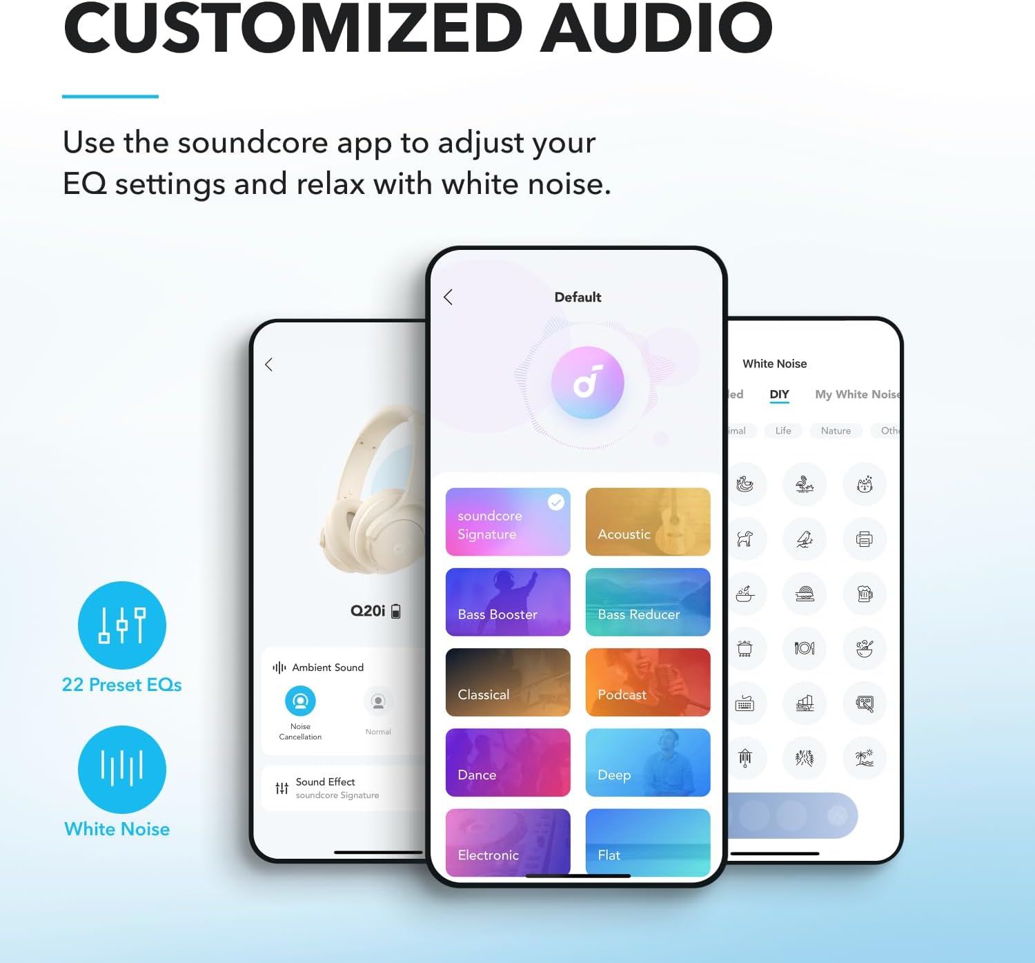 Soundcore Life Q20i Blanco - Imagen 4