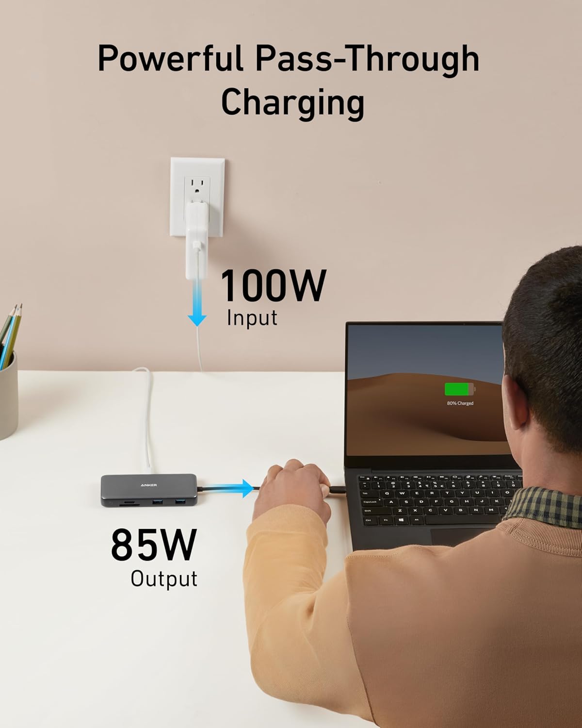 Anker PowerExpand 8-in-1 USB-C PD 10Gbps Data Hub - Imagen 4
