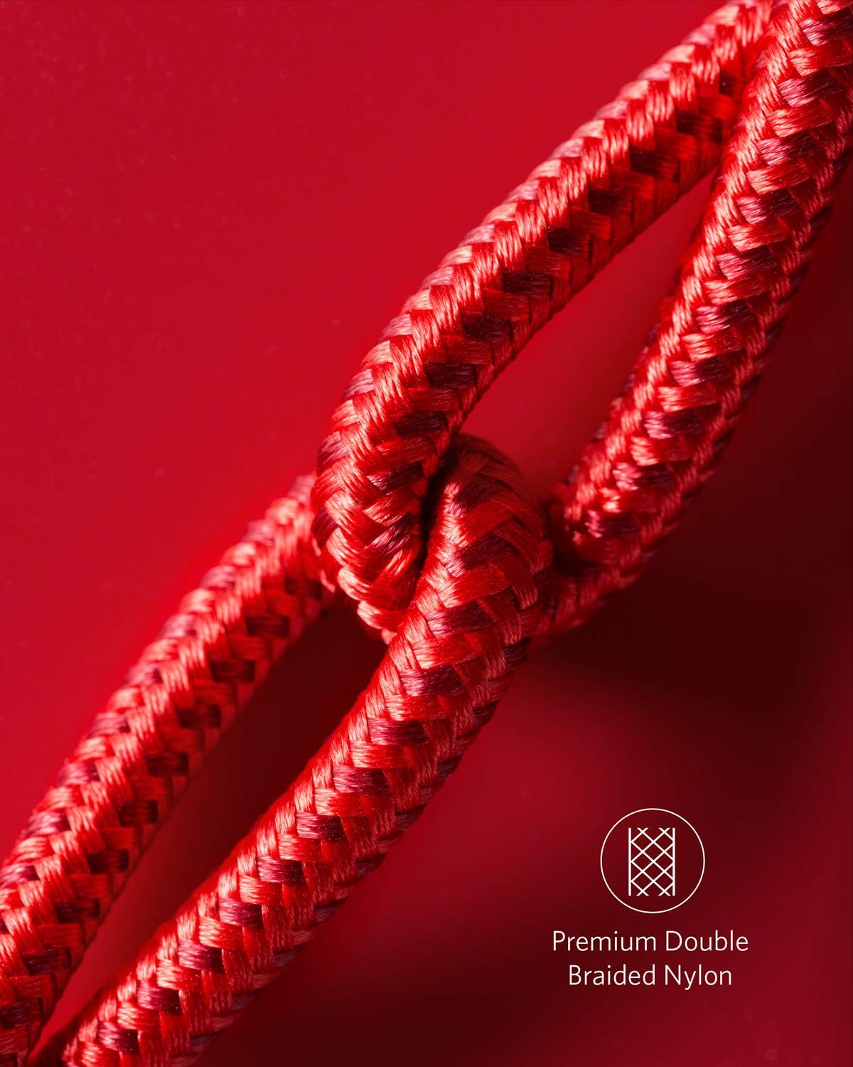 Anker USB-C to USB-C Cable (3,3ft, 60W, Braided, 2-Pack) Rojo - Imagen 6