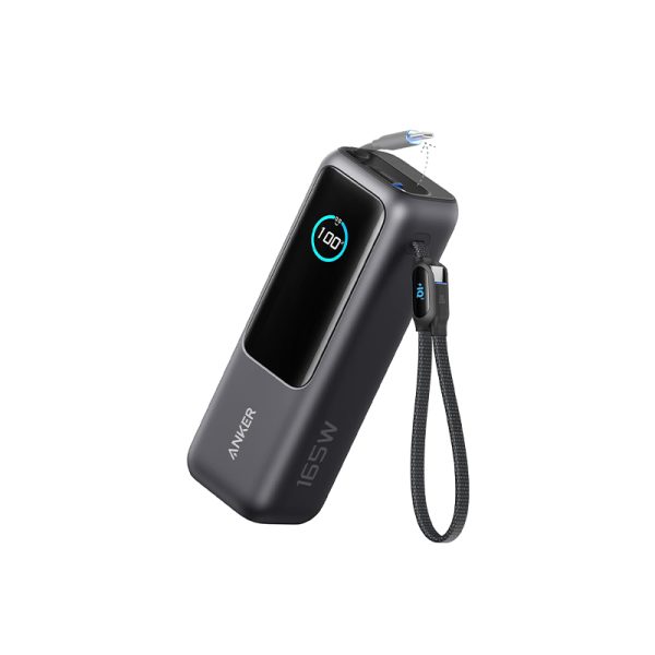 Kk さんのANKER Power Bank 165W 25000 mAh Anker 25K, 165W, Built-In USB-C and Retractable CABLE Negro