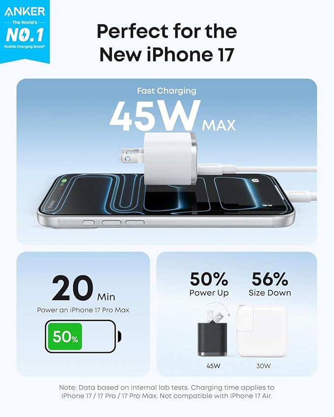 Anker Nano Charger (45W) Negro - Imagen 2