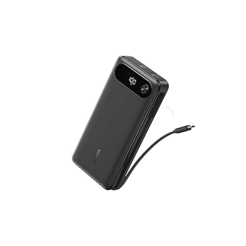 Anker Power Bank (20K, 87W, Built-In USB-C Cable)
