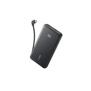 Anker Zolo Power Bank (10K, 22.5W, Built-In USB-C Cable)