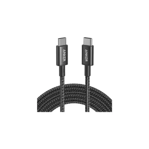Anker Nylon USB-C to USB-C 2.0 Cable 3.3ft Negro