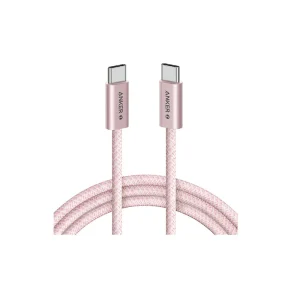 Anker Zolo USB-C to USB-C Cable 240W 3FT Rosado
