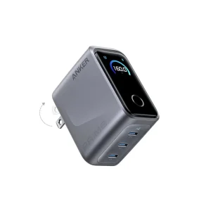Anker Prime Charger (160W, 3 Ports, Smart Display)