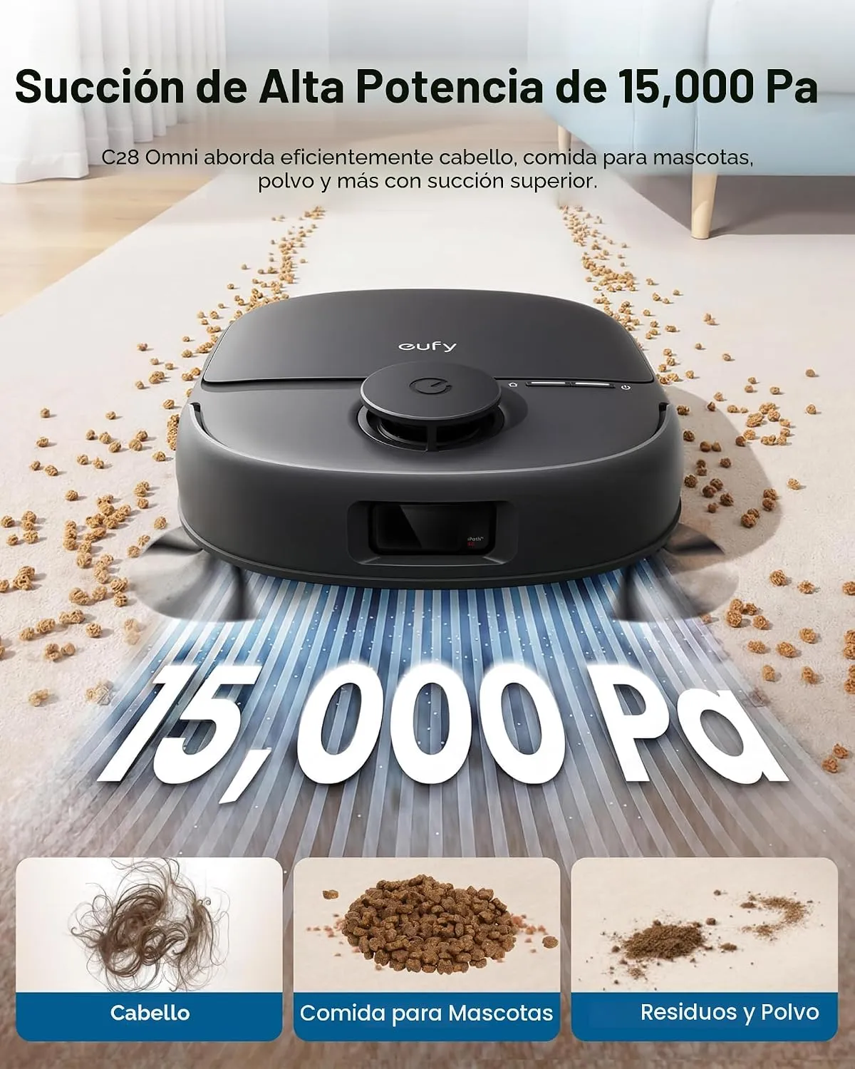 eufy Robot Vacuum Omni C28 - Imagen 6