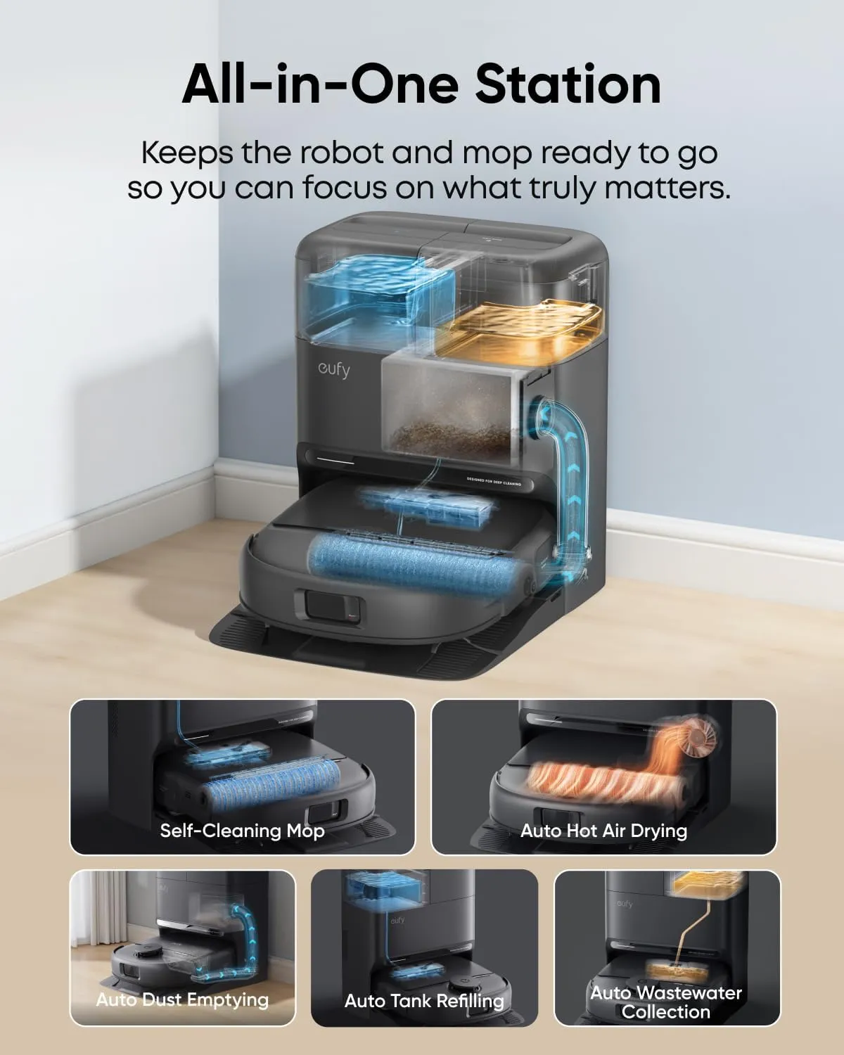eufy Robot Vacuum Omni C28 - Imagen 7