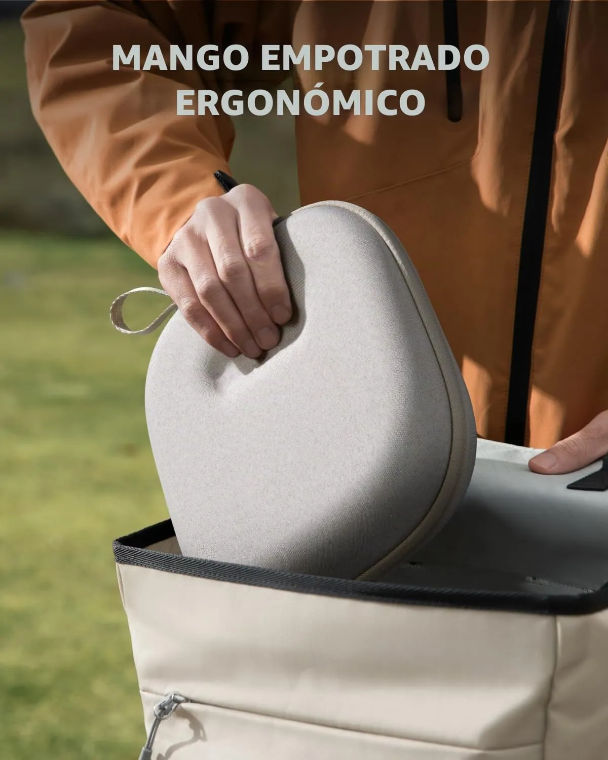 SoundCore headphones case Crema - Imagen 5